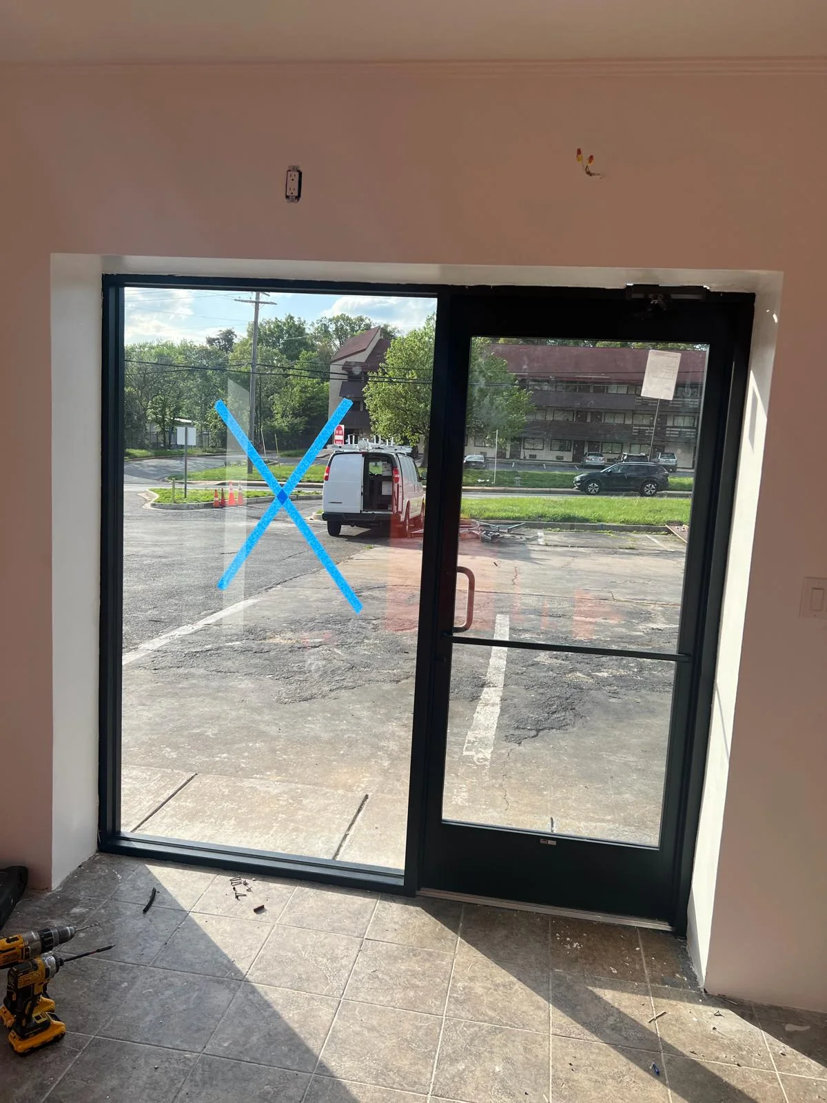 Beltway Safety Glass Repair - Glass door repair project